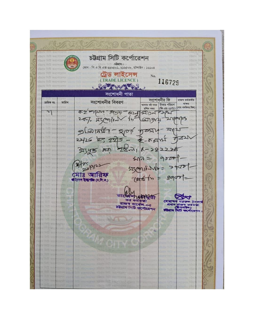 Trade License